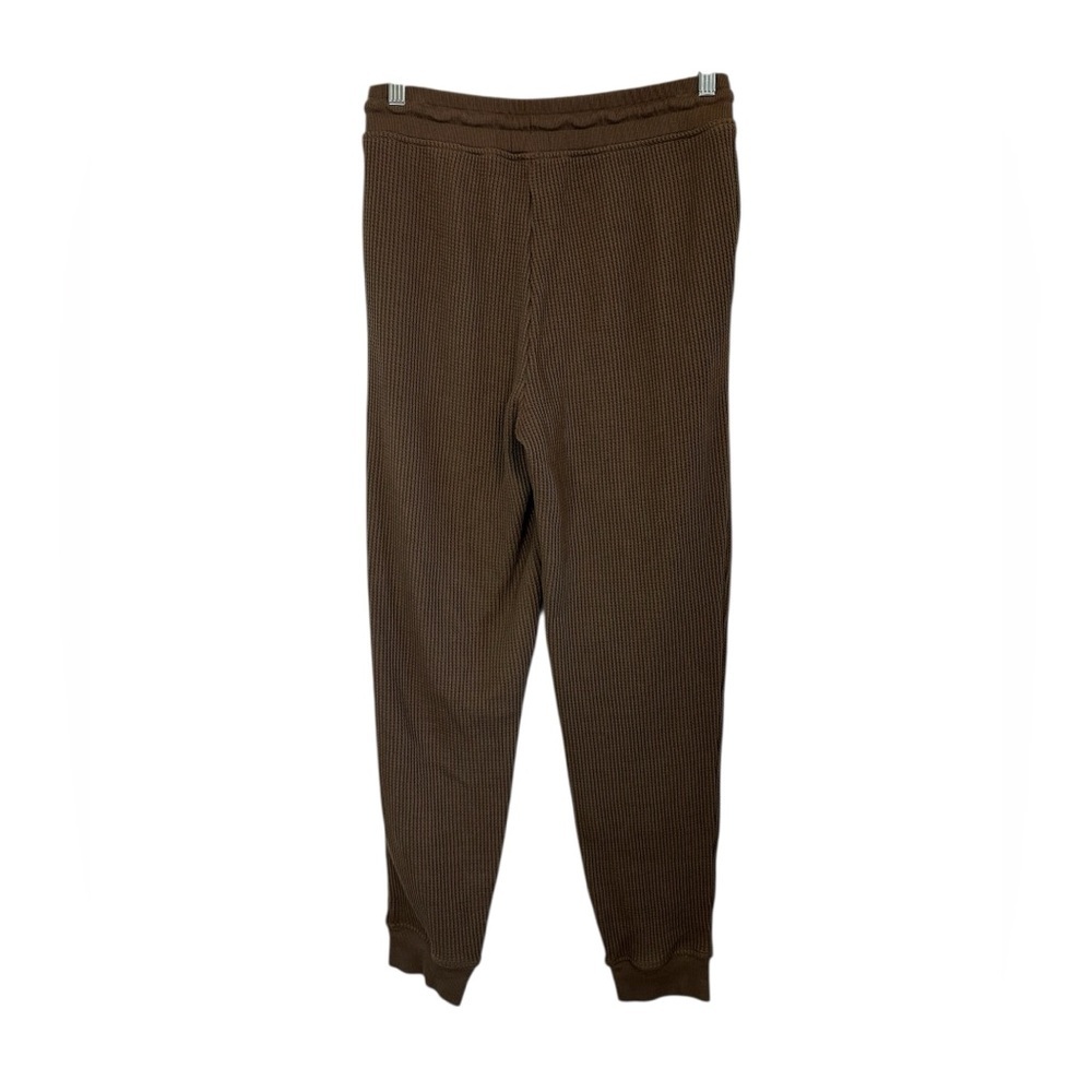NUUDS Waffle Knit Lounge Jogger Mocha Size M - Picture 3 of 6